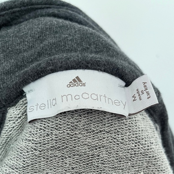 NOT AVAILABLE Adidad by Stella Mcartney oversized Gray Sleeveless Hoodie Vest - Picture 7 of 7